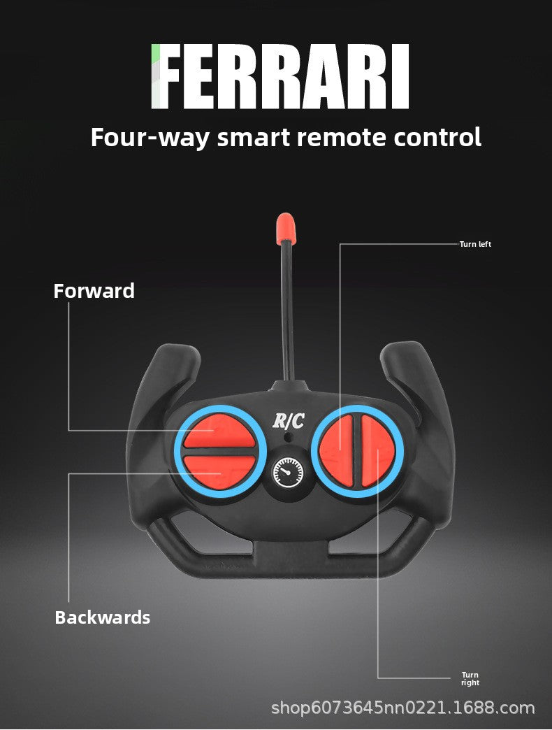 1:18Wireless Remote Control Racing Car High-Speed Drift Charging Light Small Car Boys Children's Toys