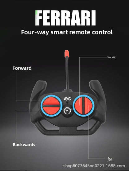 1:18Wireless Remote Control Racing Car High-Speed Drift Charging Light Small Car Boys Children's Toys