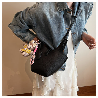 Niche Design Sense Simple Commuting Versatile Bucket Bag