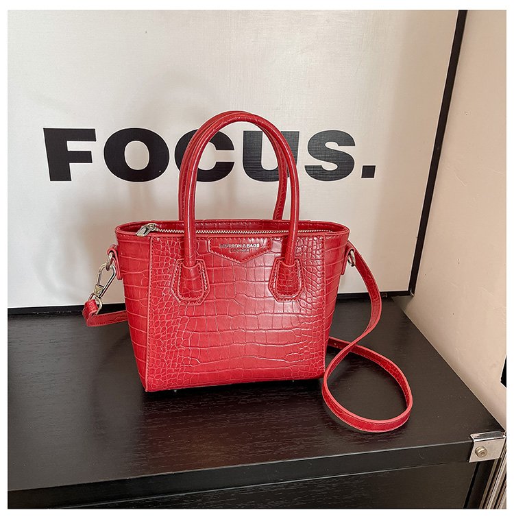 Single Shoulder Crossbody Handbag Zipper Women's Bag PU