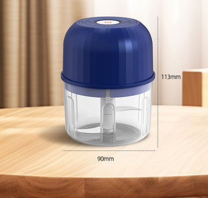 Mini Electric Garlic Herb Fruit Veg Masher Household Wireless Portable Baby Food Processor Kitchen Multifunctional Meat Grinder Garlic Chopper