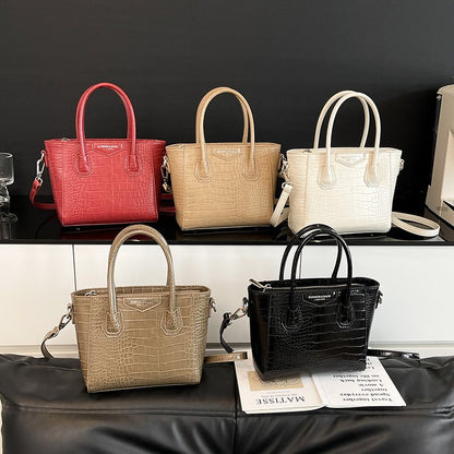 Single Shoulder Crossbody Handbag Zipper Women's Bag PU