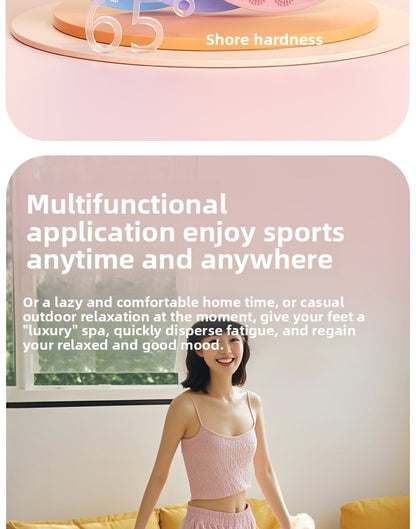 Silicone Acupressure Mat Double-Sided Foot Massage Pad with Magnetic Therapy for Home Use, Thickened Ultra Slow Running Meridian Running Mat Foot Massage Mat