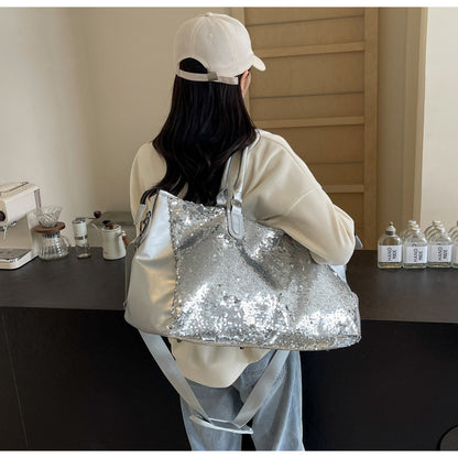 Sequin fashion Large Capacity Travel Bag