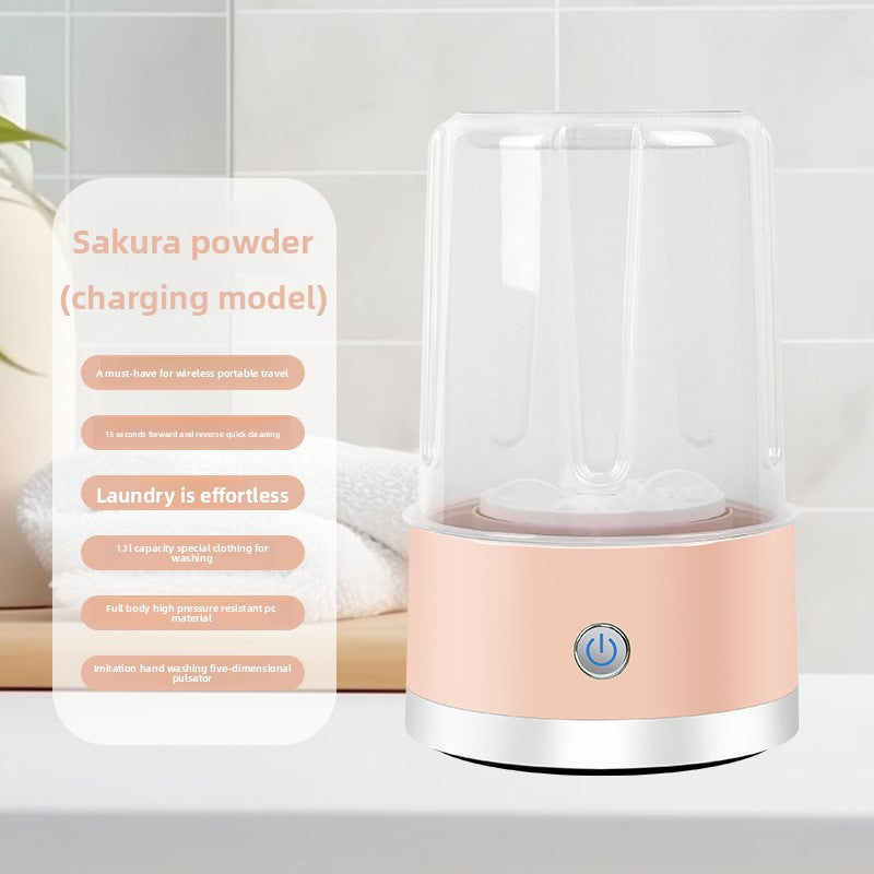 Mini Small Washing Machine Blue Light Sterilization Portable Baby and Mother Underwear Socks Panties Professional Underwear Laundry Cup