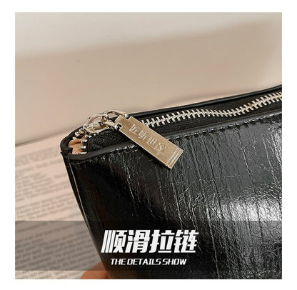 Shoulder Bag One Size Women's Bag Zipper PU 2025 Autumn Tote Bag