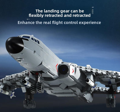 Wonderful Building Blocks Great Power Heavy Equipment Series Boom6K-Bomber Military Assembly Model Boy Toy Gift23032