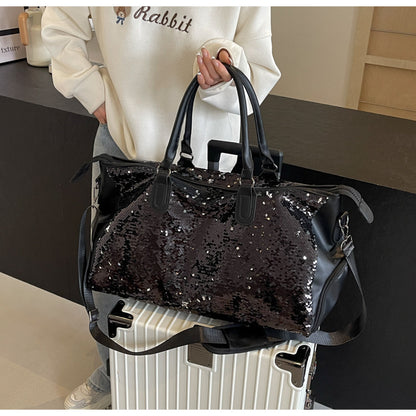 Sequin fashion Large Capacity Travel Bag